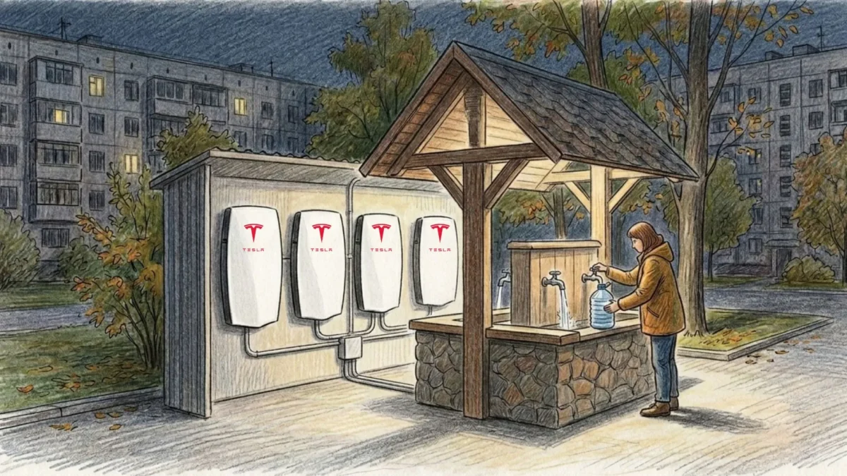 Броварські бювети обладнають системами резервного живлення Tesla Powerwall 3 за понад 2,27 млн гривень