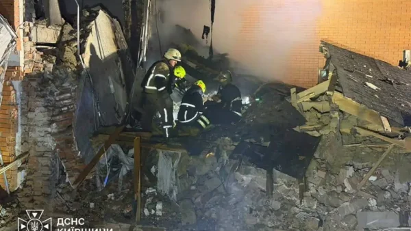 У Вишневому після атаки дронів зруйновано два таунхауси