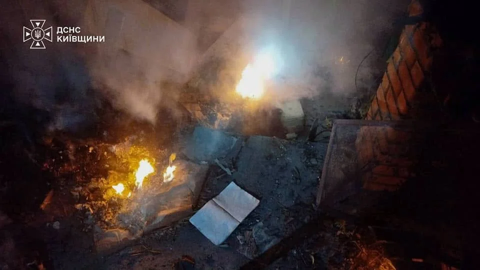 Наслідки атаки дронів на Київщині: поранені та пошкодження