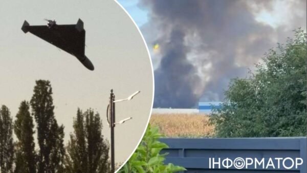 Склади під Борисполем постраждали від атаки дронів: виникла пожежа