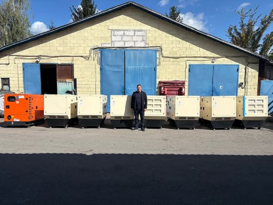 Білогородська громада отримала 9 генераторів для стабільної роботи критичної інфраструктури