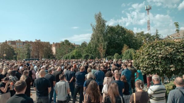 На Київщині попрощалися з головою Дмитрівської громади Тарасом Дідичем