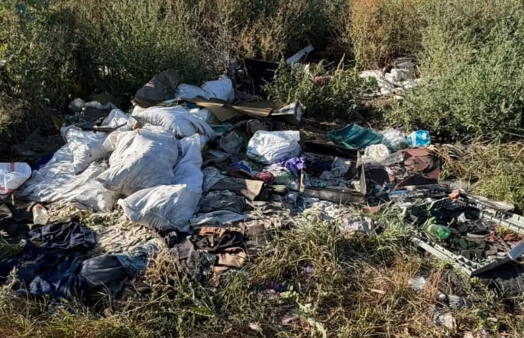 В Узинській громаді Білоцерківського району виявили несанкціоноване звалище на сільгоспземлях