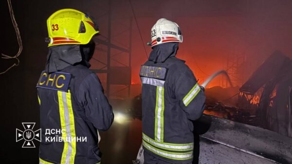 На Київщині зафіксовано пошкодження дев’яти об’єктів цивільної інфраструктури після атаки дронів