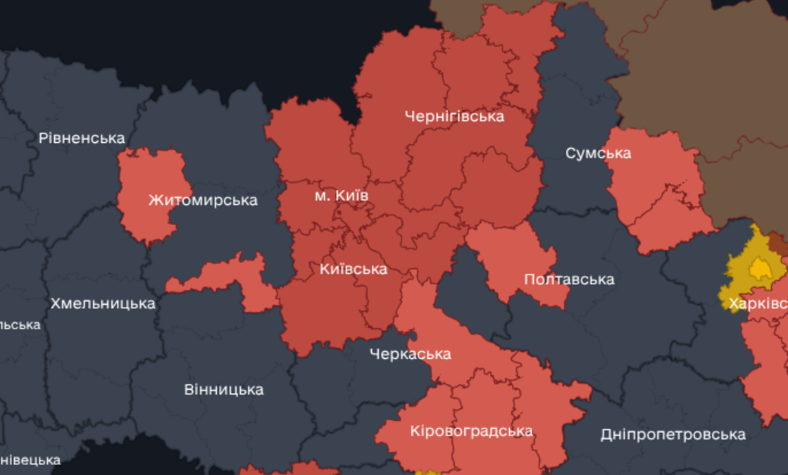 Масована атака на Київщину: деталі руху реактивних БпЛА та робота ППО
