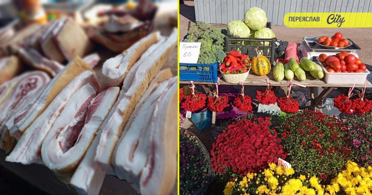 Ціни на Переяславському ринку: аналіз вартості продуктів та товарів