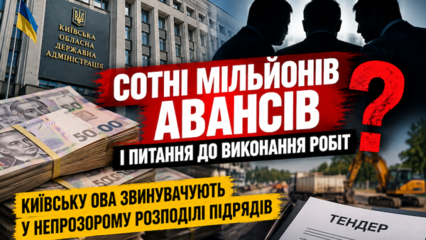 Область: Передача 656 млн грн авансів Департаментом КОВА викликає питання