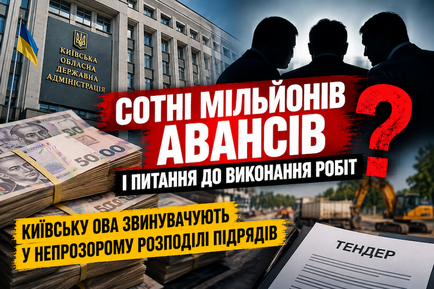 Область: Передача 656 млн грн авансів Департаментом КОВА викликає питання