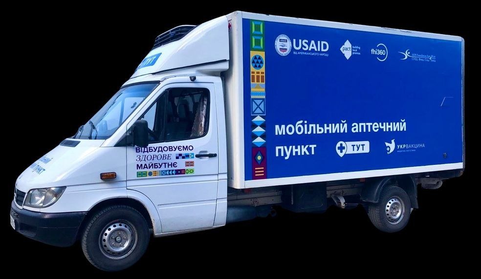 Мобільний аптечний пункт розпочав роботу у Фастівській громаді