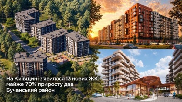 Аналіз ринку новобудов Київщини: 13 нових проєктів та заморожене будівництво