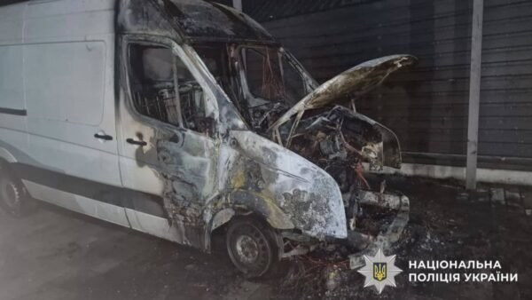 У Білій Церкві повідомили про підозру у підпалі мікроавтобуса волонтера за замовленням РФ